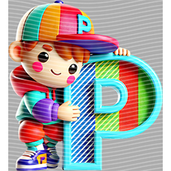 Cartoon letters-CL 661